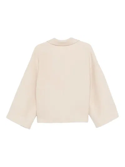 Antonelli Double-breasted Blazer In White