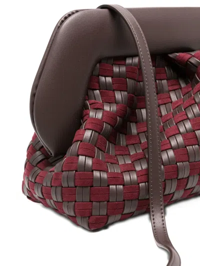 Themoirè Women Multicolor Bios Clutch, Onesize Luxury Clutches For Women Darveys In Brown