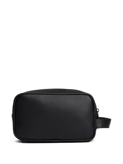 Tommy Hilfiger Logo Wash Bag In Black