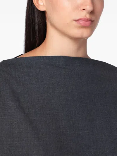 P.a.r.o.s.h . Anthracite Wool Blouse-shirt In Multi