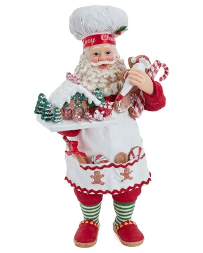 Kurt Adler Fabriché Santa In Multi