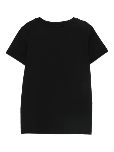 Pucci Junior Logo-embroidered T-shirt In Black
