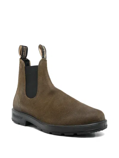 Blundstone Water-repellent Suede Ankle Boot In Dark Olive In Multi