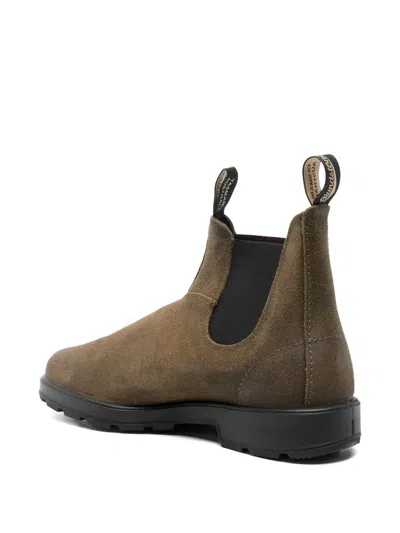 Blundstone Water-repellent Suede Ankle Boot In Dark Olive In Multi