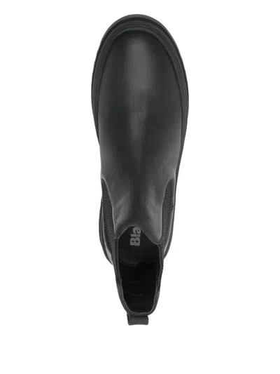 Blauer Leather Chelsea Boots In Multi