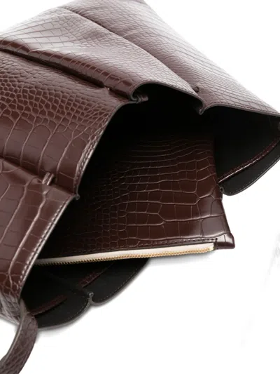 Themoirè Crocodile-embossed Shoulder Bag In Pattern