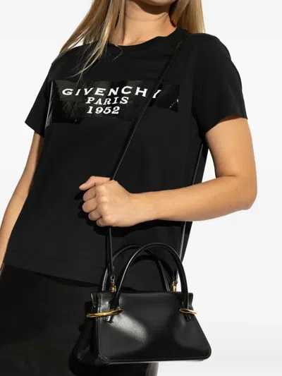Givenchy Versatile Tote Bag Shoulder Strap Top Handles In Black