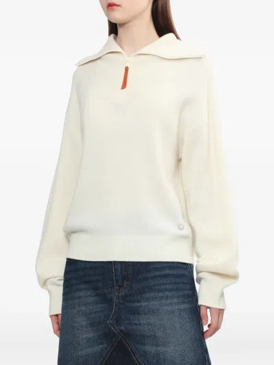 Bapy By *a Bathing Ape® Zip-collar Wool Sweater In Multi