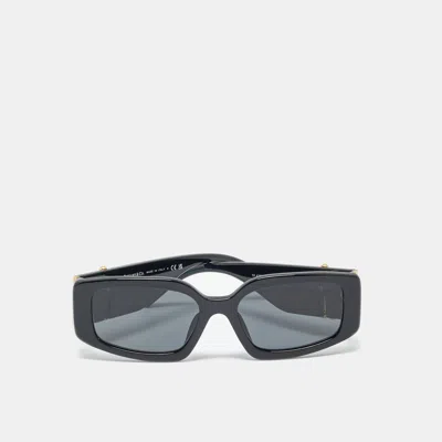 Pre-owned Tiffany & Co Black Steve Mcqueen Tf 4208 U Rectangle Sunglasses
