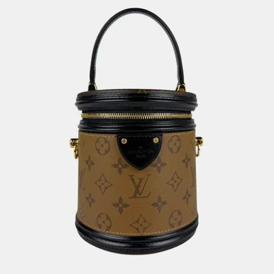 Pre-owned Louis Vuitton Handbag Shoulder Bag Monogram Reverse Cannes Brown