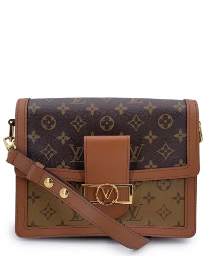 Pre-owned Louis Vuitton Brown Cotton Dauphine (authentic Pre-loved)