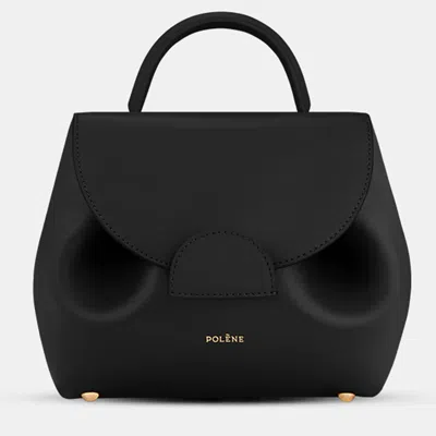 Pre-owned Polene Numero-un-nano Smooth Black Edition Calfskin Handbag