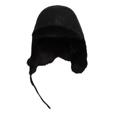 Pre-owned Lemaire Reversible Shearling Chapka Onyx 'onyx' | Black | Men's Size 1