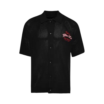 Pre-owned Amiri Hollywood Auto Mesh Shirt 'black' | Men's Size Xl