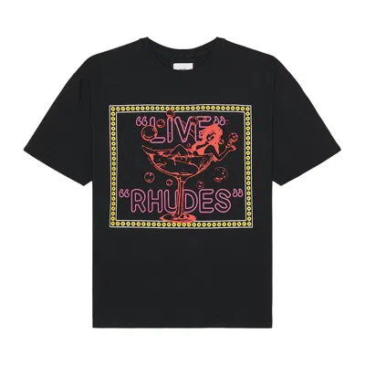 Pre-owned Rhude Live S Tee 'vintage Black' | Men's Size S