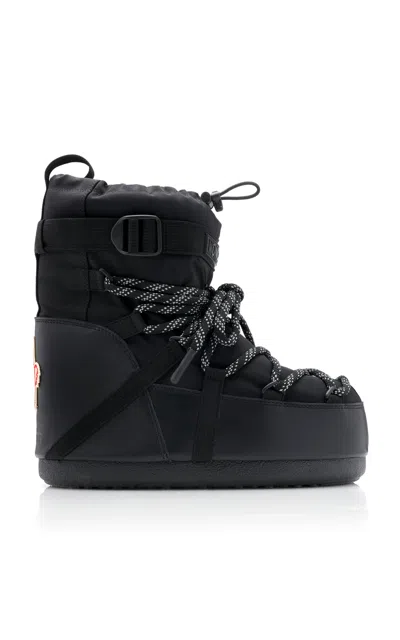 Moncler X Moon Boot Icon Low Padded Snow Boots In Black