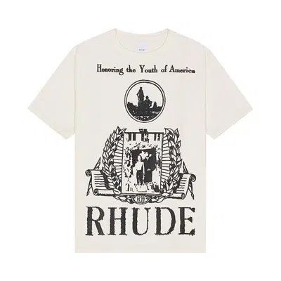 Pre-owned Rhude Youth Of America Tee 'white' | Men's Size Xl