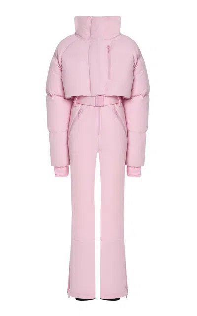 Cordova Myoko Belted Ski Suit In Pink