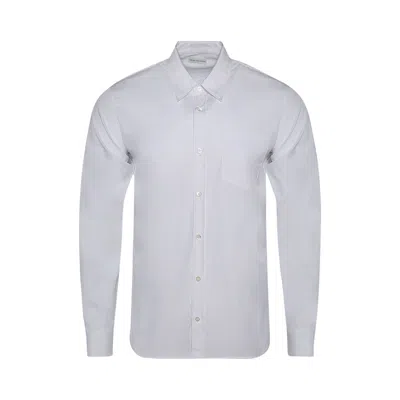 Pre-owned Dries Van Noten Long-sleeve Shirt 'white' | Men's Size 52