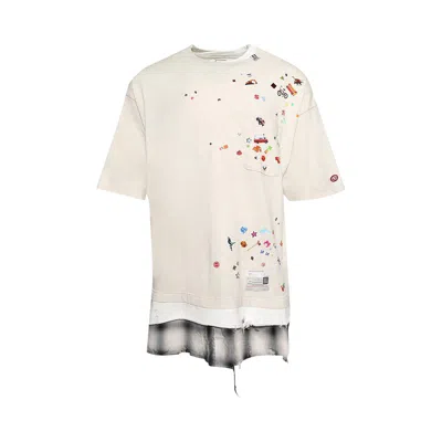 Pre-owned Miharayasuhiro Maison Mihara Yasuhiro Triple Layered Tee 'white' | Men's Size 48