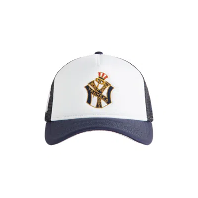 Pre-owned Kith X New Era For The New York Yankees 9forty A Frame Trucker Snapback 'nocturnal' | Black | Men's