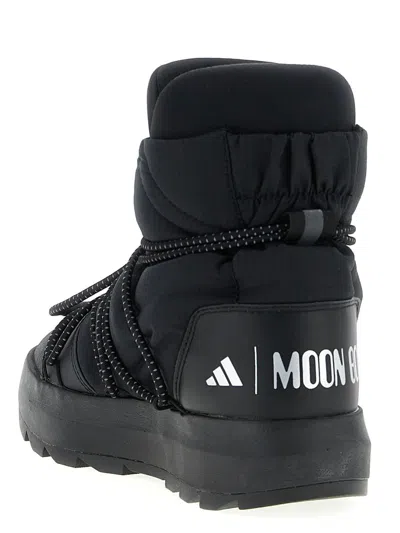 Adidas Originals Ace Adidas X Moonboot Ankle Boots In Black