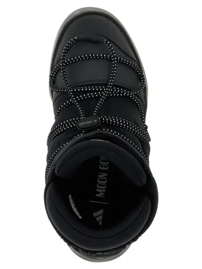 Adidas Originals Ace Adidas X Moonboot Ankle Boots In Black