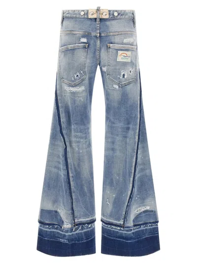 Dsquared2 Better Collaboration Mother Jeans Style In Blue