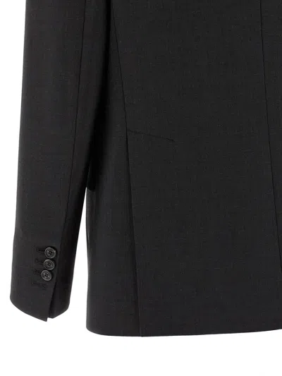 Dsquared2 X Bettter Double-breasted Zip Blazer In Black