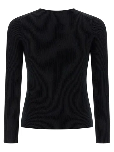 Maison Kitsuné Maison Kitsune 'baby Fox' Cardigan In Black