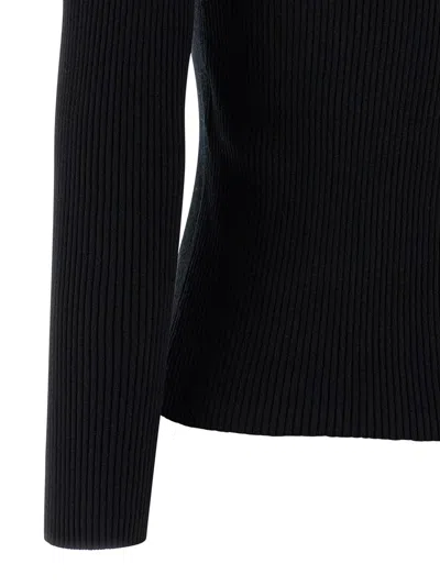 Maison Kitsuné Maison Kitsune 'baby Fox' Cardigan In Black