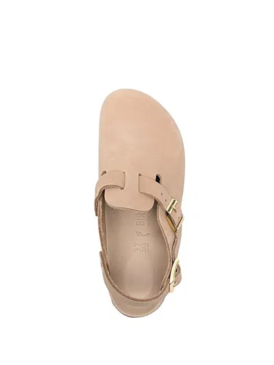 Birkenstock Nubuk Leather Tokio Clog In Pink