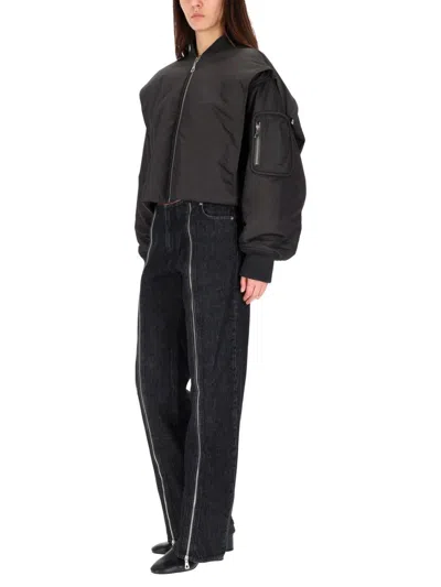 Jean Paul Gaultier Oversized Shoulder Jacket Sleeve Pocket In Black