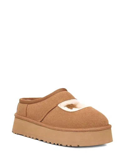 Ugg 44mm Bea Shearling & Suede Mules In Multi