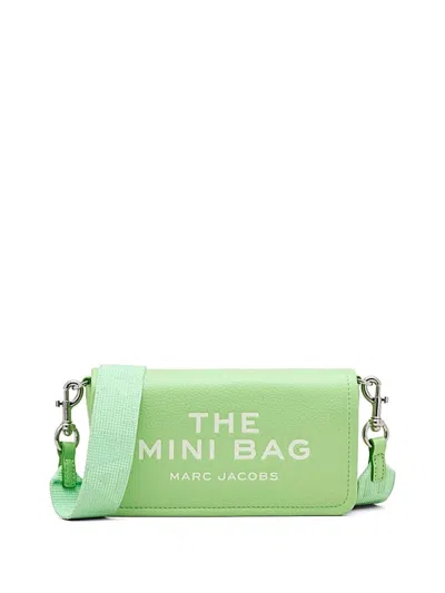 Marc Jacobs Rectangular Mini Bag In Soft Green Cow Leather In Green