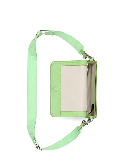 Marc Jacobs Rectangular Mini Bag In Soft Green Cow Leather In Green