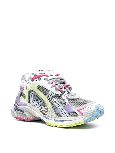 Balenciaga Runner Nylon And Mesh Sneakers In Multi