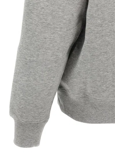 Gucci Cotton Jersey Hooded Sweatshirt In Gray