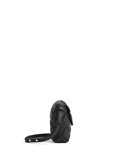 Bottega Veneta Small Diago Shoulder Bag In Black