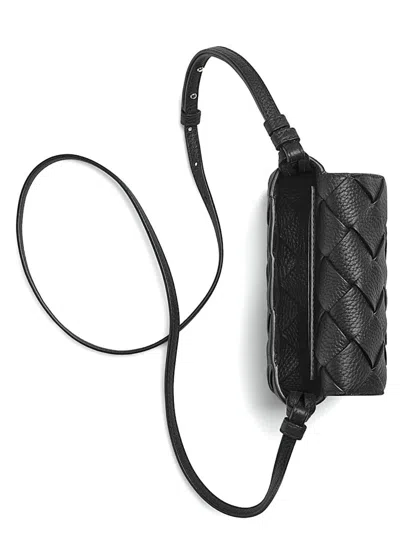 Bottega Veneta Small Diago Shoulder Bag In Black