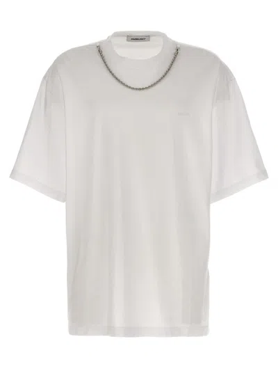 Ambush White Ballchain Short-sleeve T-shirt In White
