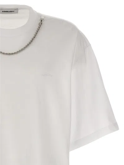 Ambush White Ballchain Short-sleeve T-shirt In White