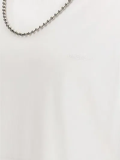 Ambush White Ballchain Short-sleeve T-shirt In White