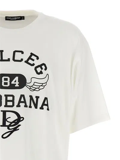 Dolce & Gabbana Men Cotton T-shirt In White
