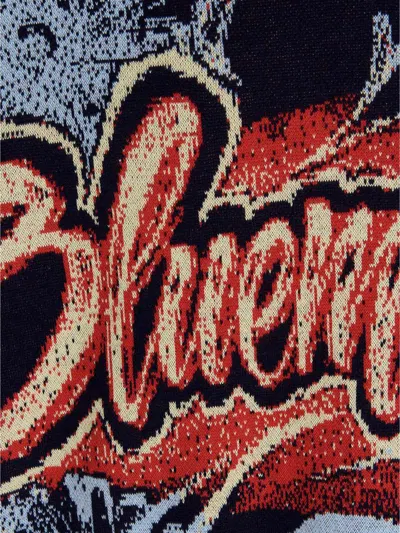 Bluemarble Logo Jacquard Cotton Blend Knit Sweater In Multi