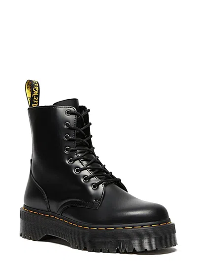 Dr. Martens Jadon Combat Boots In Black