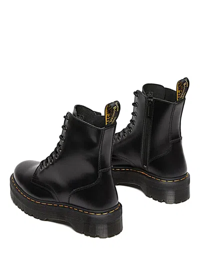 Dr. Martens Jadon Combat Boots In Black