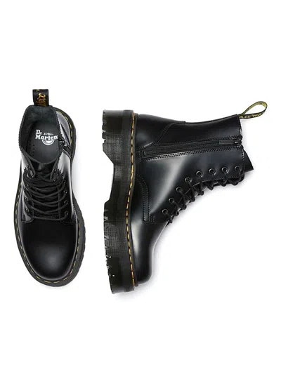Dr. Martens Jadon Combat Boots In Black