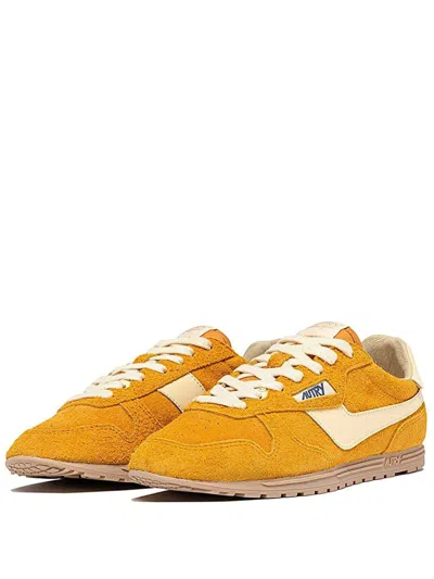 Autry Mineral Yellow Windspin Sneaker In Yellow