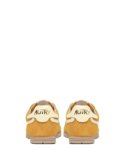 Autry Mineral Yellow Windspin Sneaker In Yellow